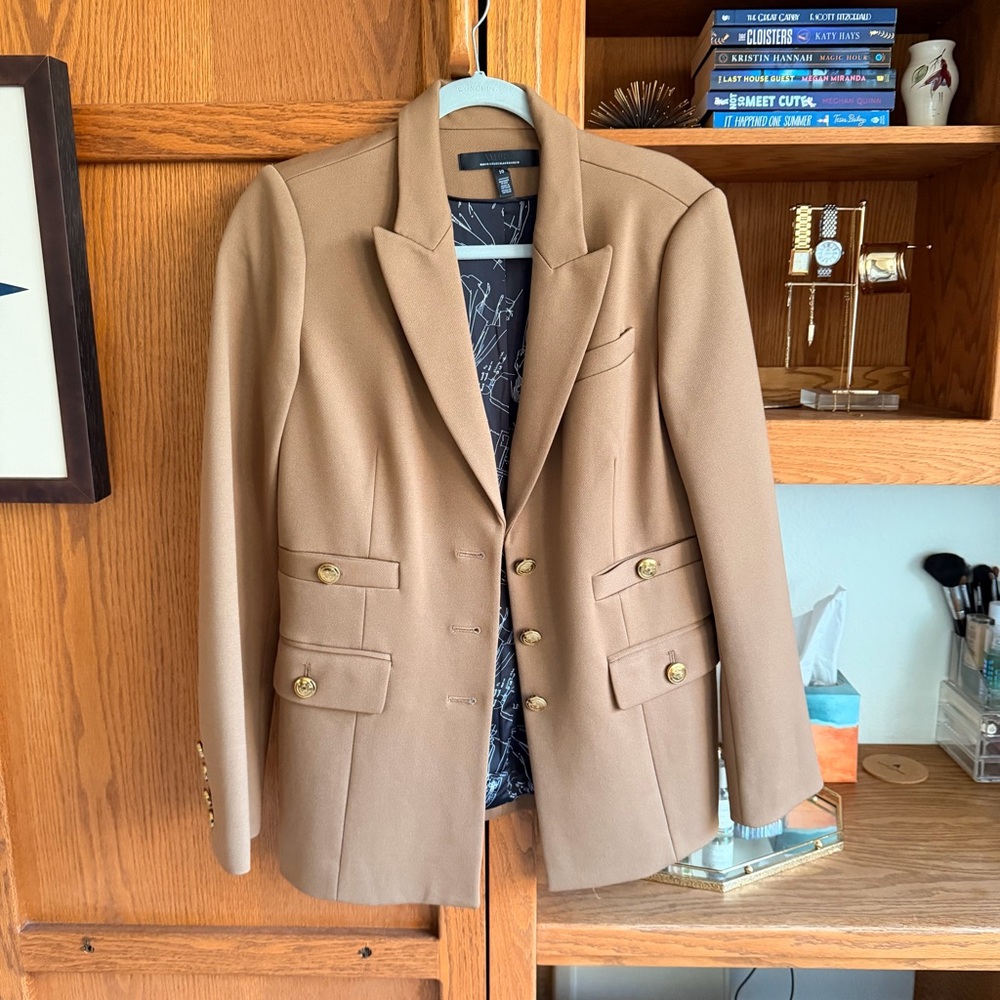 White House Black Market Tan Blazer
